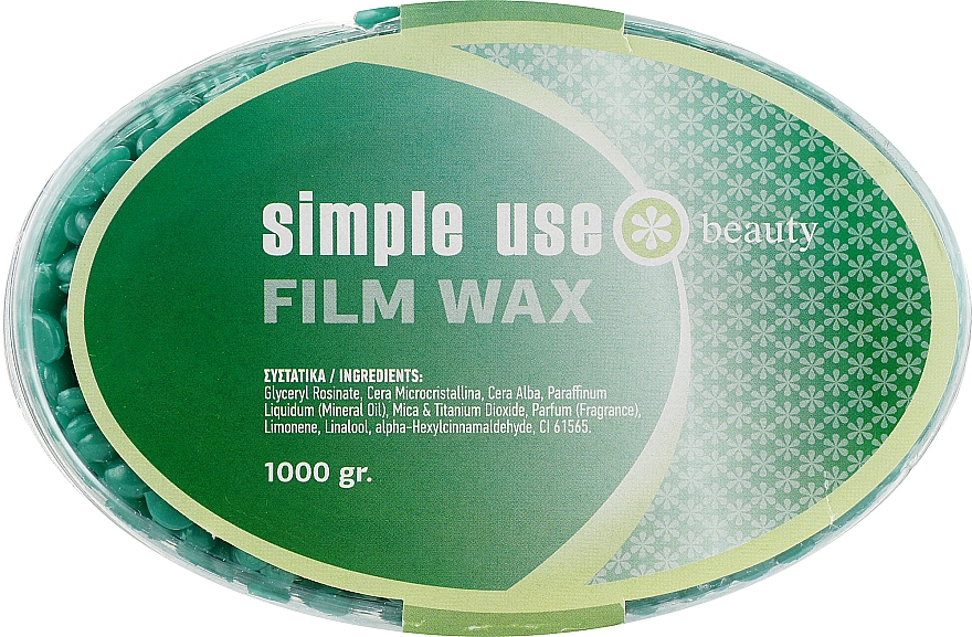 Воск для депиляции пленочный в гранулах "Алоэ вера" - Simple Use Beauty Film Wax — фото N3