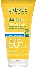 Солнцезащитный увлажняющий крем без ароматизаторов - Uriage Bariesun Moisturuzing Cream Unscented SPF50+ — фото N1