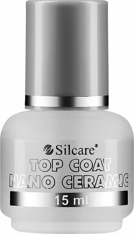 Верхнє захисне покриття для нігтів - Silcare Top Coat Nano Ceramic — фото N1