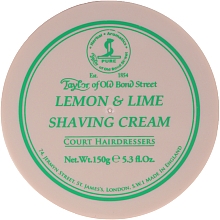 Духи, Парфюмерия, косметика Крем для бритья "Лимон и лайм" - Taylor of Old Bond Street Lemon & Lime Shaving Cream