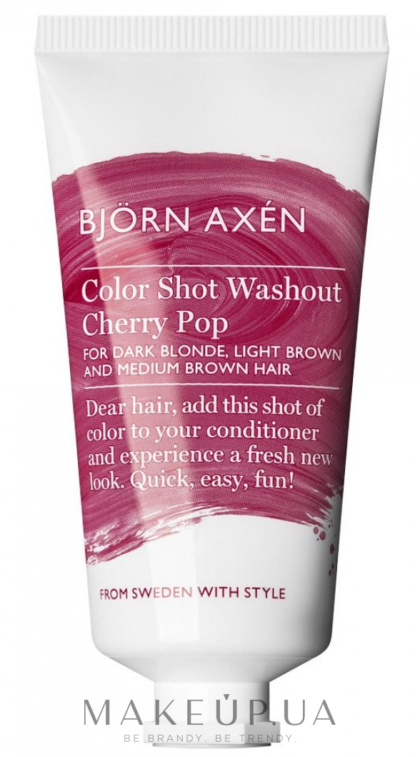 Тимчасова фарба для волосся - BjOrn AxEn Color Shot Washout — фото Cherry Pop