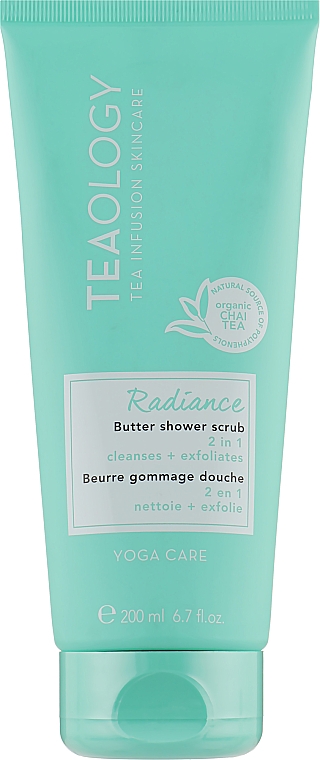 Олійний скраб для душу - Teaology Yoga Care Radiance Butter Shower Scrub — фото N1