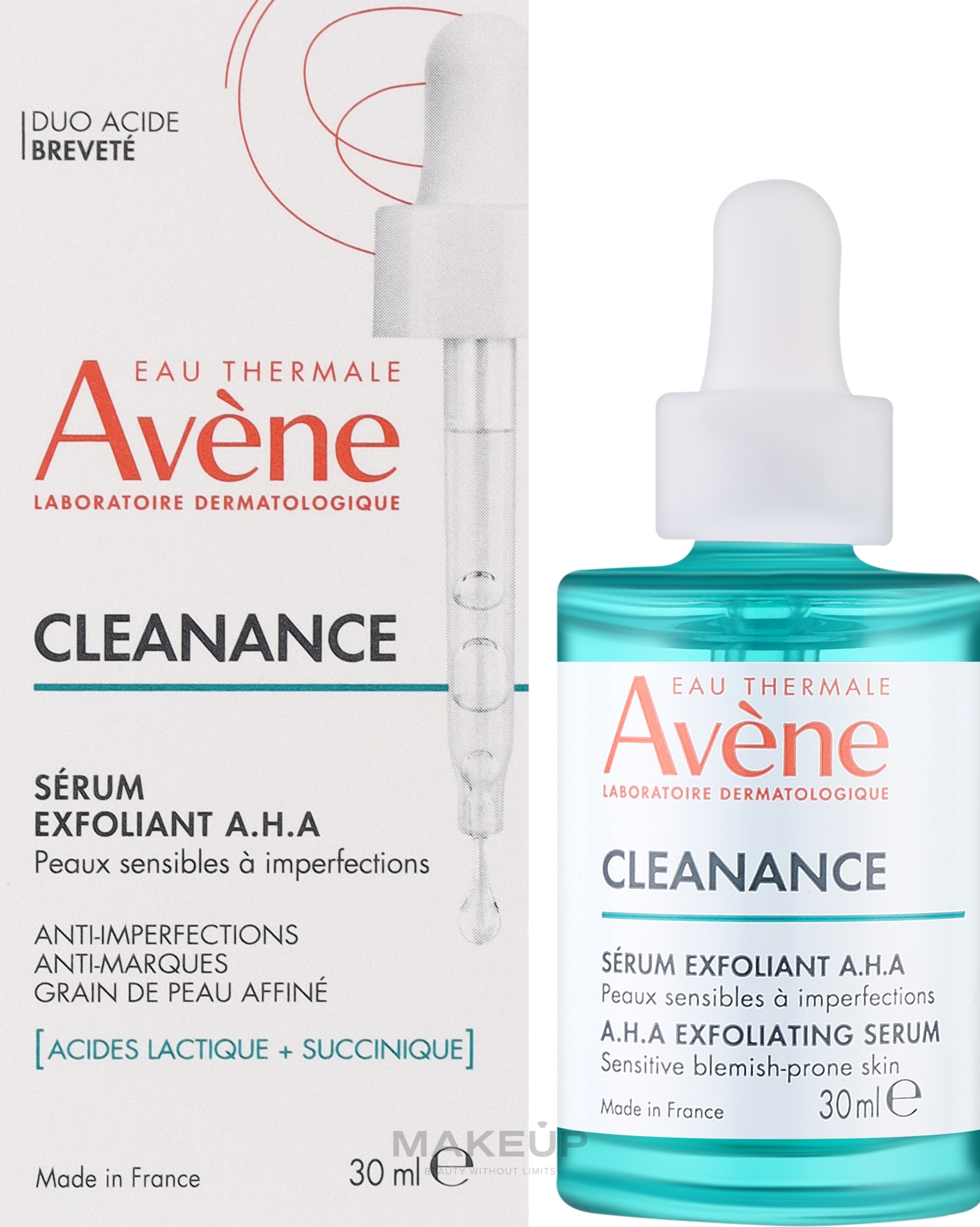 Відлущувальна сироватка для обличчя - Avene Cleanance A.H.A Exfoliating Serum — фото 30ml
