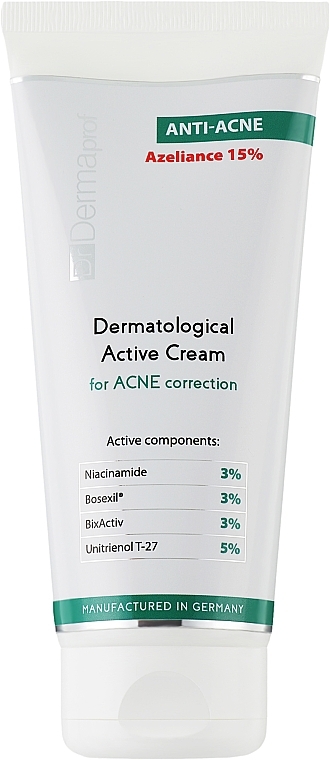 Дерматологічний крем-актив - Dr. Dermaprof Anti-Acne Dermatological Active Cream For Acne Correction