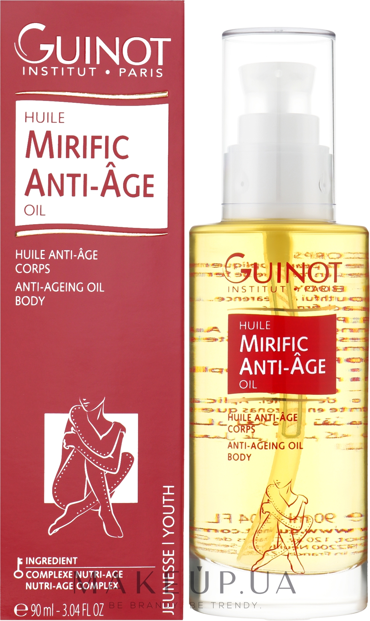 Антивозрастное масло для тела - Guinot Mirific Anti-Age Body Oil — фото 90ml