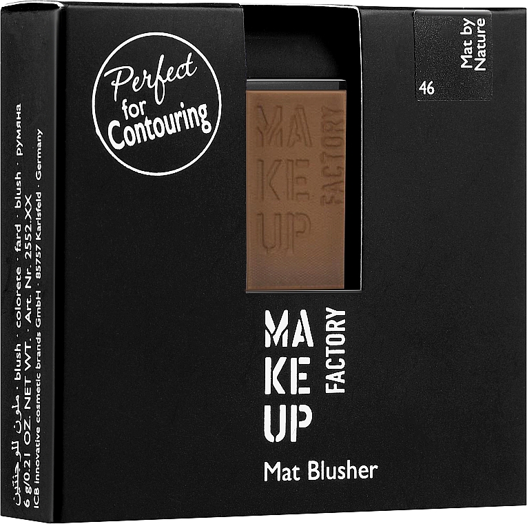 Матовые румяна - Make Up Factory Mat Blusher — фото N1