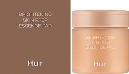 Осветляющие пэды с альфа-арбутином и экстрактом риса - House of Hur Brightening Skin Prep Essence Pad — фото N2