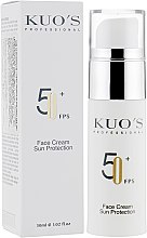 Парфумерія, косметика Крем сонцезахисний для обличчя - Kuo's Sunscreen Face Cream Sun Protection SPF 50+