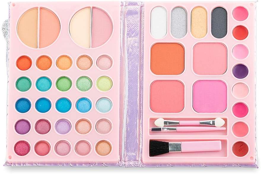 Палетка для макияжа, фиолетовая - Martinelia Shimmer Wings Beauty Book — фото N2