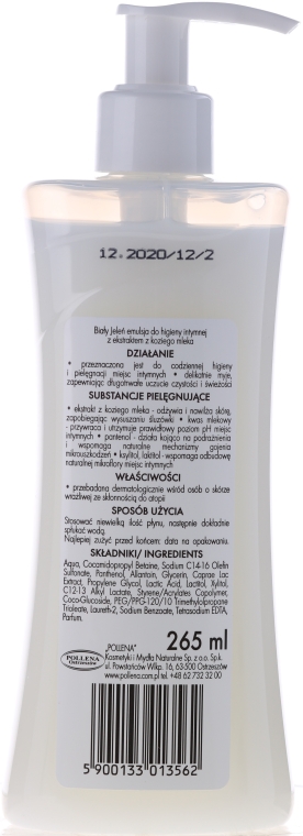 Гіпоалергенна емульсія для інтимної гігієни, з козиним молоком - Bialy Jelen Hypoallergenic Emulsion For Intimate Hygiene — фото N3