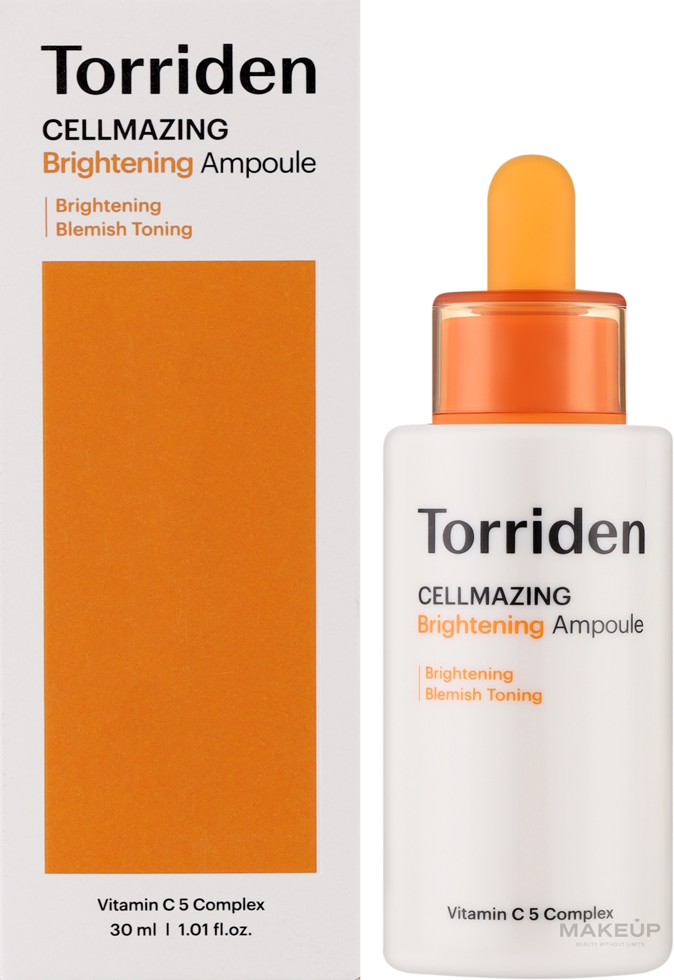 Осветляющая ампула с витамином С - Torriden Cellmazing Brightening Ampoule Vita C — фото 30ml