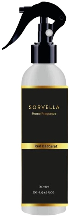 Ароматический спрей для дома - Sorvella Perfume Home Fragrance Red Baccarat — фото N2