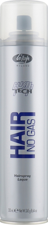 Лак без газу нормальної фіксації - Lisap High Tech Hair No Gas Hairspray — фото N1