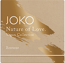 Бронзер для лица - JOKO Nature of Love Vegan Collection Bronzer — фото N1