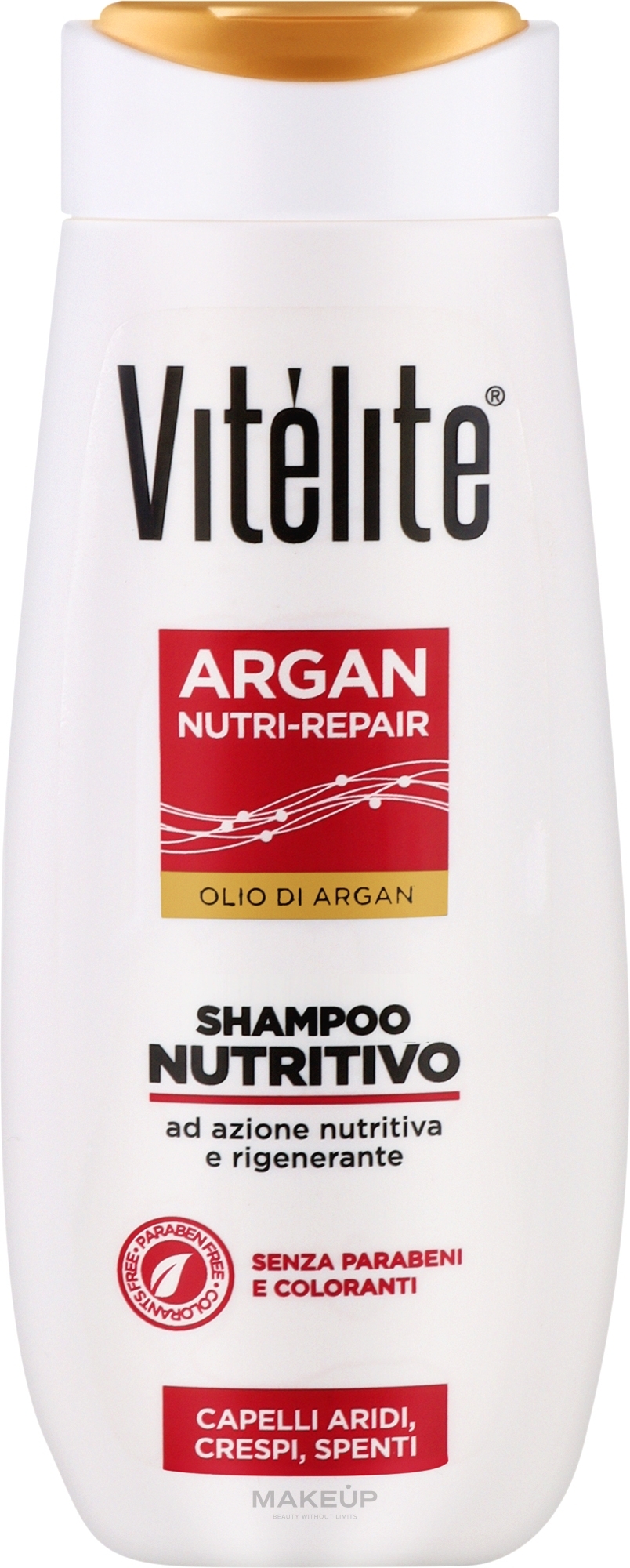Поживний шампунь для волосся з аргановою олією - Vitelite Hair Shampoo — фото 250ml