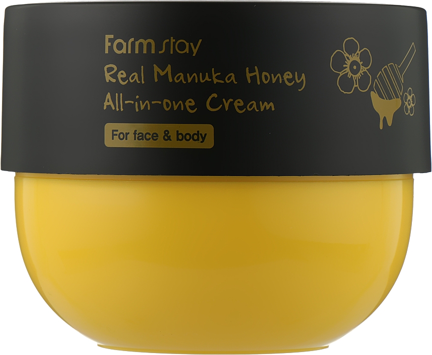 Зволожувальний крем для обличчя й тіла з медом манука - Farmstay Real Manuka Hone All-In-One Cream — фото N2