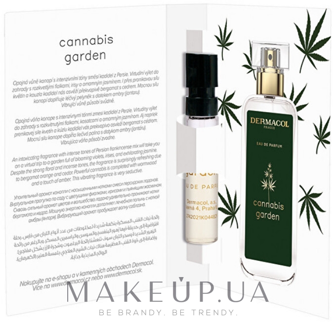 Dermacol - EDP Cannabis garden - Delicious Cannabis Garden eau de