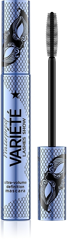 Водостойкая тушь для ресниц - Eveline Cosmetics Variete Lashes Show Ultra-Volume Definition Mascara — фото N1