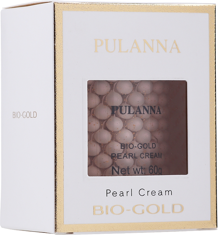 Перлинний крем для обличчя з біозолотом - Pulanna Bio-Gold Pearl Cream — фото N2