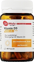 Духи, Парфюмерия, косметика Пищевая добавка "Витамин Д3", 4000 МЕ - Dr. Wolz Vitamin D3