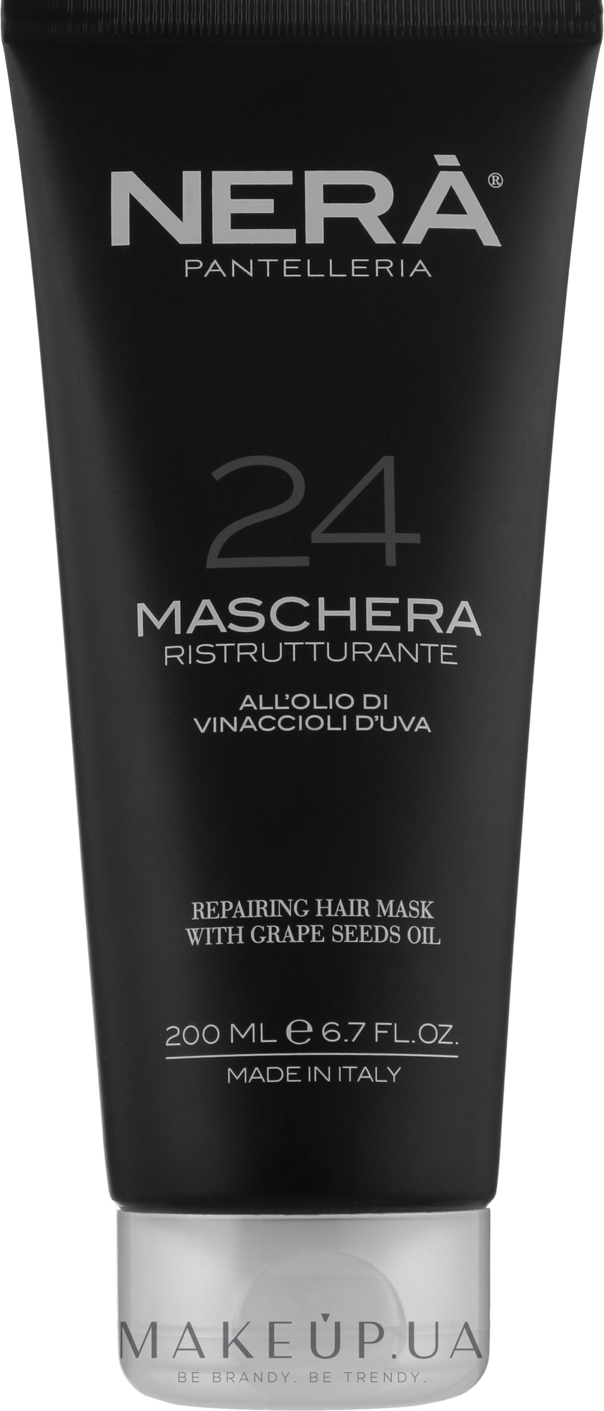 Восстанавливающая маска для волос - Nera Pantelleria 24 Repairing Hair Mask With Grape Seeds Oil — фото 200ml