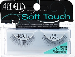 Парфумерія, косметика Накладні вії  - Ardell Soft Touch Eye Lashes Black 151