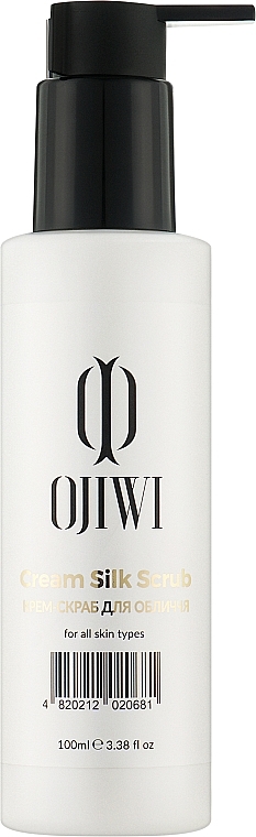 Зволожувальний шовковий крем-сорбет для обличчя - Ojiwi Cream Silk Scrub — фото N1