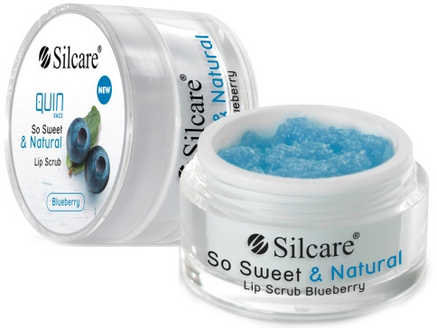 Скраб для губ "Черника" - Silcare Quin So Sweet & Natural Lip Scrub Blueberry — фото N1