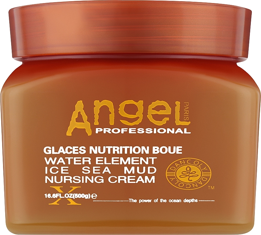 Питательный крем для волос с замороженной морской грязью - Angel Professional Paris Water Element Ice Sea Mud Nursing Cream