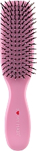 Парфумерія, косметика Щітка для волосся «Spider Soft Kids», 9 рядів, матова, рожева - I Love My Hair