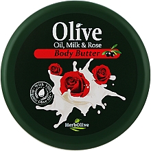 Духи, Парфюмерия, косметика Масло для тела с молоком и экстрактом масла розы - Madis HerbOlive Olive Oil Milk & Rose Body Butter