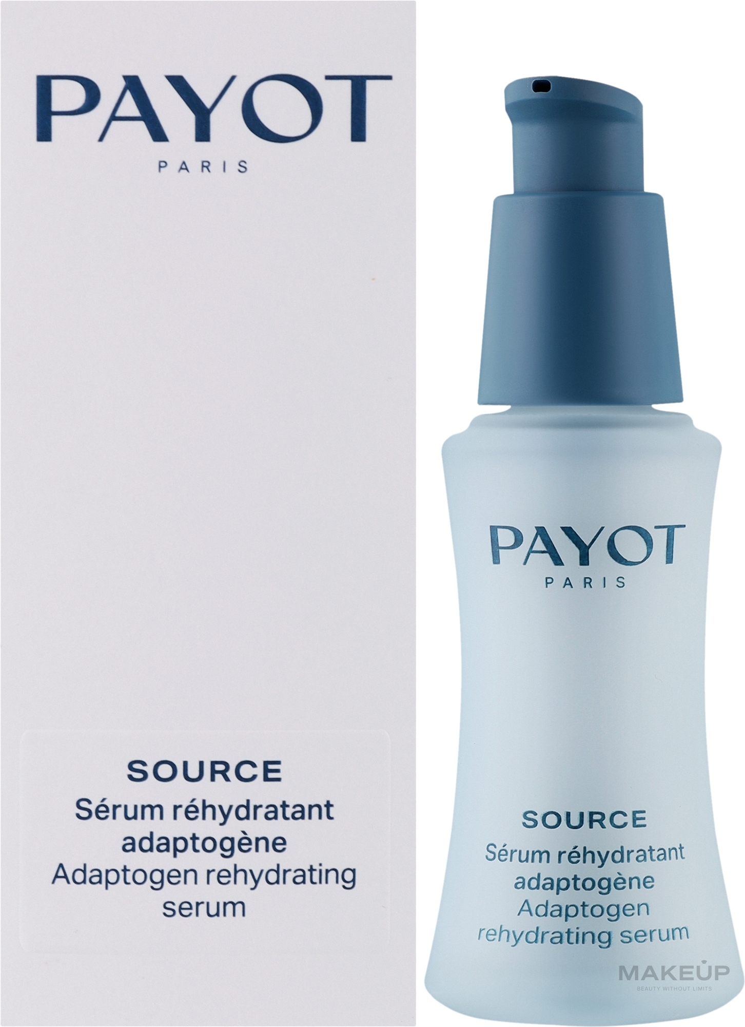 Увлажняющая сыворотка для лица с экстрактом водорослей - Payot Source Adaptogen Rehydrating Serum — фото 30ml