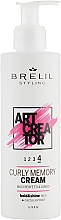 Крем для вьющихся волос с эффектом памяти - Brelil Art Creator Curly Memory Cream — фото N1