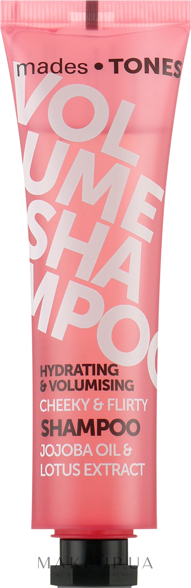 Шампунь для об'єму "Завзятий-кокетливий" - Mades Cosmetics Tones Volume Shampoo Cheeky&Flirty Tube — фото 65ml