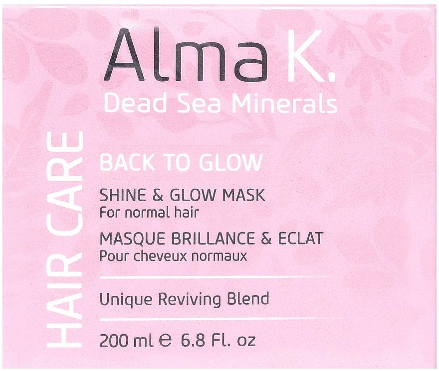 Маска для блеска и сияния волос - Alma K. Back To Glow Shine & Glow Mask — фото N2
