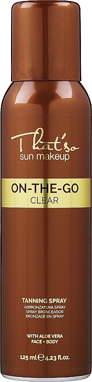 Спрей-автозагар для тела - That’So On The Go Clear Tanning Spray — фото N1
