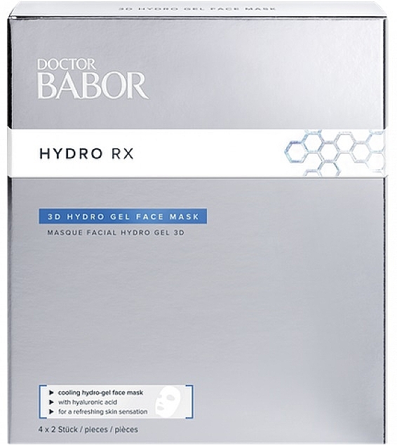 Гидрогелевая 3D-маска для лица - Babor Doctor Babor Hydro RX 3D Hydro Gel Face Mask — фото N1