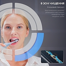 Умная зубная щетка Oclean X Pro Digital Silver, 2 насадки - Oclean X Pro Digital Electric Toothbrush Glamour Silver — фото N19