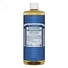 Рідке мило "М'ята" - Dr. Bronner’s 18-in-1 Pure Castile Soap Peppermint — фото N4