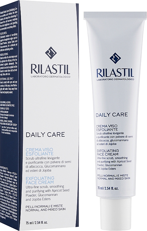 Пілінг для нормальної й комбінованої шкіри обличчя - Rilastil Daily Care Exfoliating Face Cream — фото N2