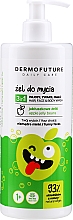 Гель для душу 3 в 1 - Dermofuture 3in1 Apple Jelly Beans Hair, Face And Body Wash — фото N1