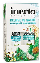 Духи, Парфюмерия, косметика УЦЕНКА Набор - Inecto Naturals Argan (shm/500ml + cond/500ml) *