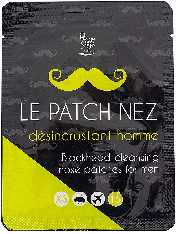 Пластырь для носа - Peggy Sage Blackhead-Cleansing Nose Patches For Men — фото N1