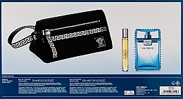 Versace Man Eau Fraiche - Набор (edt/100ml + edt/10ml + bag) — фото N4