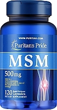 Духи, Парфюмерия, косметика Диетическая добавка "Метилсульфонилметан", 500 мг - Puritan's Pride MSM