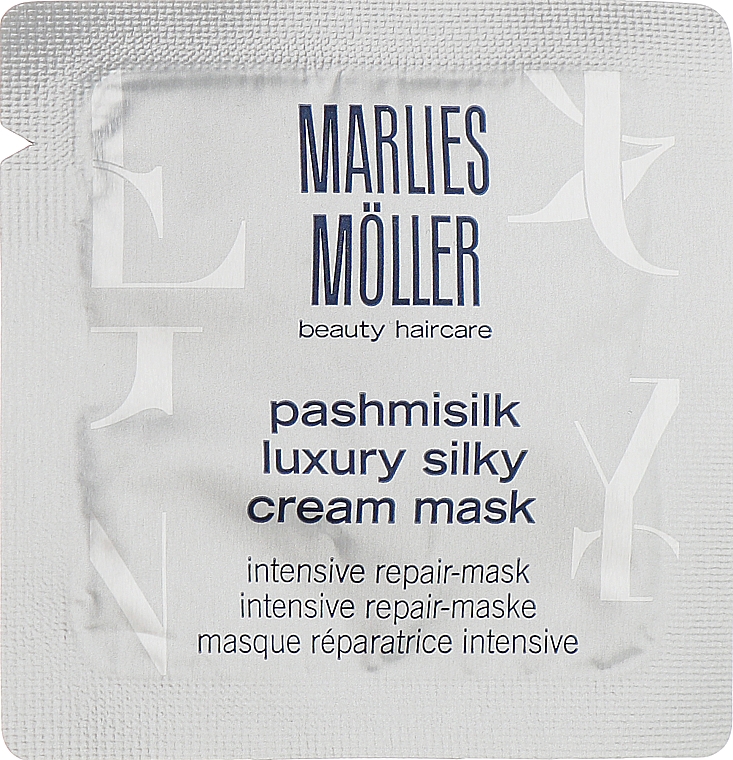 Інтенсивна шовкова маска - Marlies Moller Pashmisilk Silky Cream Mask (пробник) — фото N1