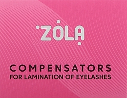 Духи, Парфюмерия, косметика Компенсаторы для ламинирования ресниц, розовые - Zola Compensators For Lamination Of Eyelashes