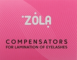 Компенсатори для ламінування вій, рожеві - Zola Compensators For Lamination Of Eyelashes — фото N1