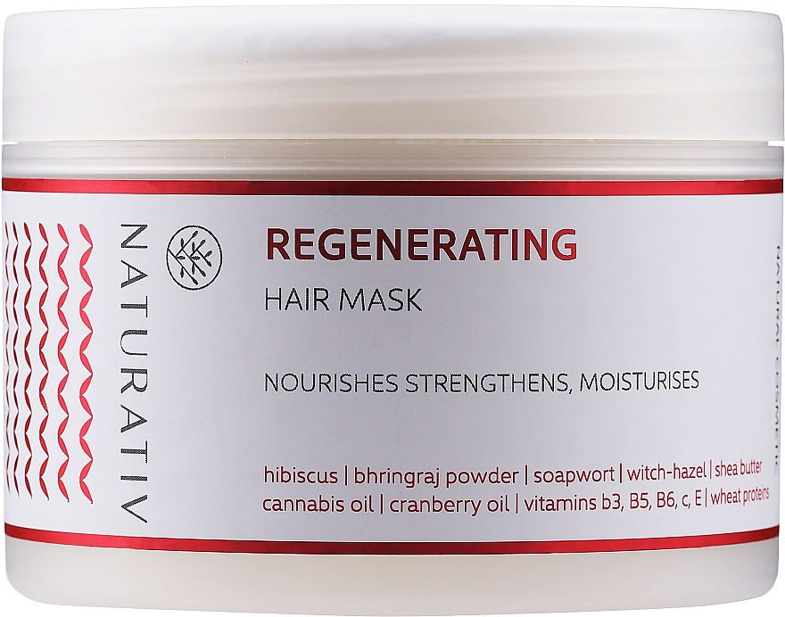 Маска для волосся "Відновлення" - Naturativ Regeneration Mask — фото N1