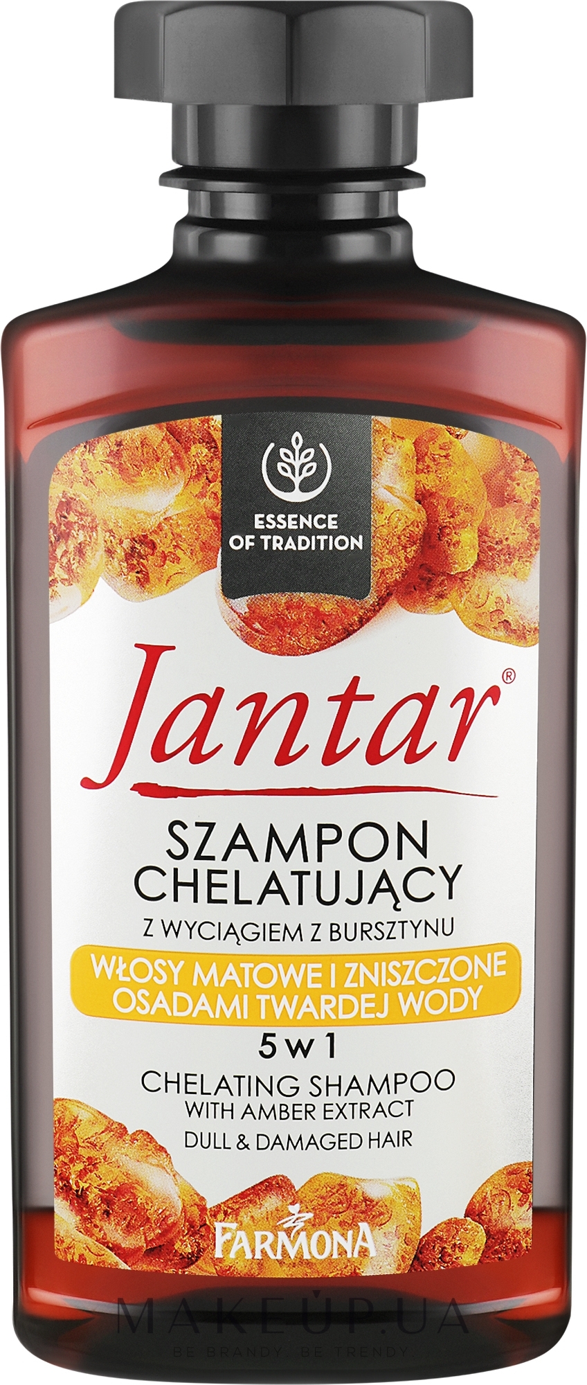 Шампунь с экстрактом янтаря 5 в 1 для тусклых и поврежденных волос - Farmona Jantar Shampoo — фото 330ml